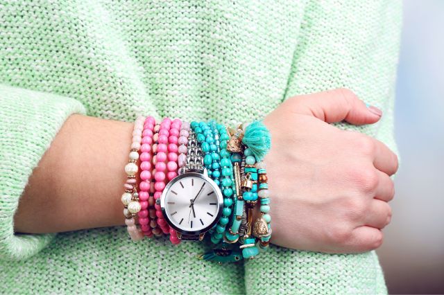 beaded-bracelet-stacks-fashionable-and-versatile